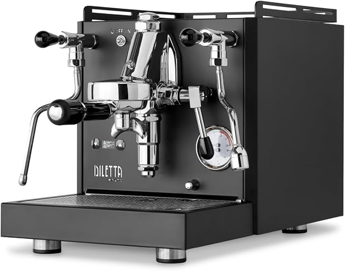 Diletta Alto Espresso Machine | Dual Boiler | PID | Shot Timer | Adjustable OPV | (Black)