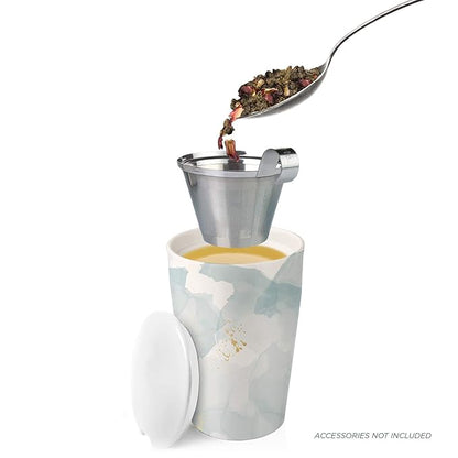 Tea Forte Radiance Premium Organic Loose Leaf Caffeine-Free Herbal Tea Blend Canister, Makes 35-50 Cups