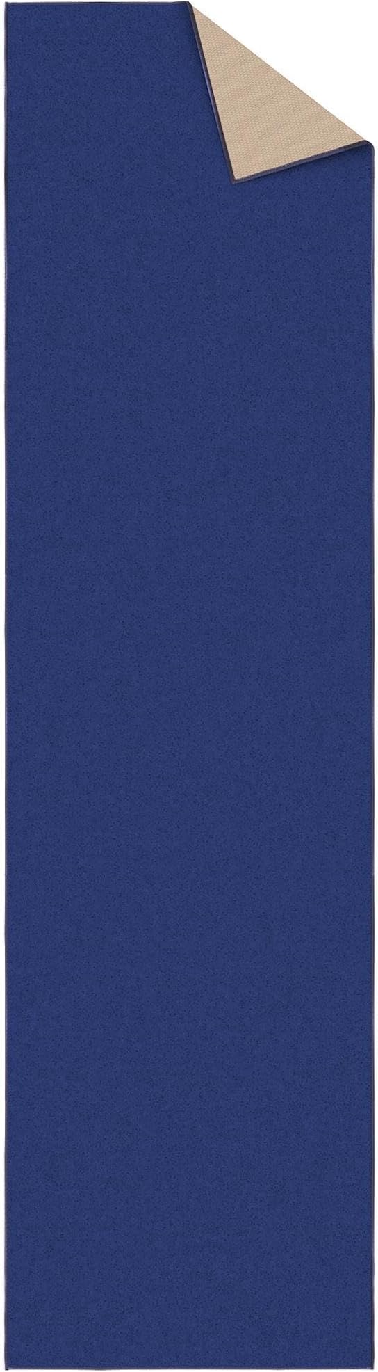 Ottomanson Hallway Runner Rug 2'7" x 9'10" Non Slip Solid Area Rugs Easy to Clean Laundry Rug Runner Durable & Pet Friendly Floor Carpet Runners for Hallways Entryway Living Room Kitchen, Navy