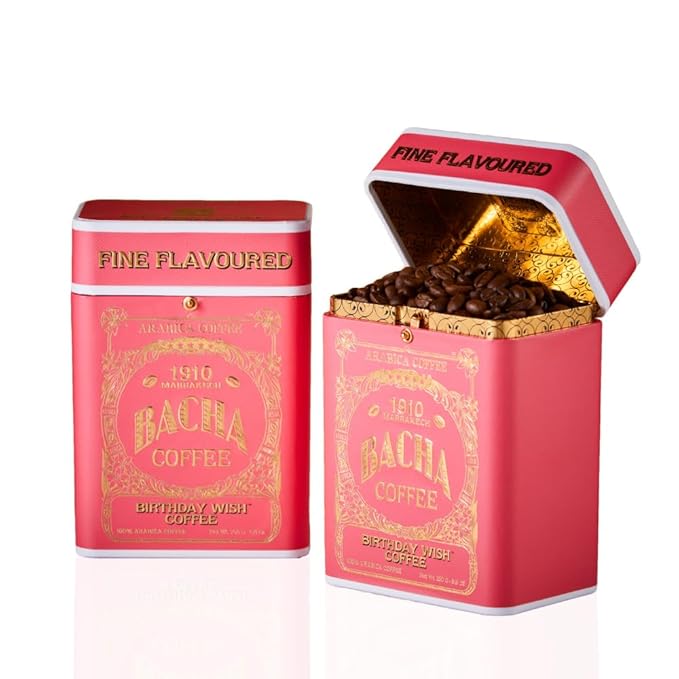 Bacha Coffee | Birthday Wish Fine Flavoured Signature Nomad Collection, Medium Roast, 100% Arabica Specialty Coffee, Whole Beans, 250g