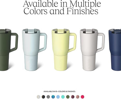 BrüMate Müv - 35oz 100% Leak Proof Insulated Coffee Mug with Handle & Lid - Stainless Steel Coffee Travel Mug - Double Walled Coffee Cup (Sage)