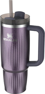 Load image into Gallery viewer, STANLEY Quencher H2.0 Tumbler with Handle and Straw 30 oz | Flowstate 3-Position Lid | Cup Holder Compatible for Travel | Insulated Stainless Steel Cup | BPA-Free | Fluted Wisteria Shine