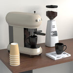 Load image into Gallery viewer, 16 OZ Black Stoneware Mugs Set of 6, Large Ceramic Coffee Cups with Handle, Porcelain Mugs for Latte, Milk, Tea and Juice