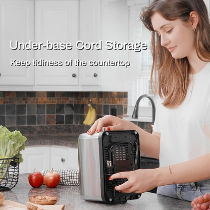 Toaster 2 Slice, Extra Wide Slot Toaster for Bagels, Bread, Waffles, 7 Shade Settings, 4 Main Functions, Removable Crumb Tray, 900 Watts Toasters, Brushed Stainless Steel