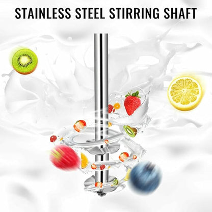 Electric Milk Tea Shaker Double Frame Milk Tea Shaking Machine 18000RMP Minute Stainless Steel Auto Tea Milk Making Machine for Boba Milk Tea