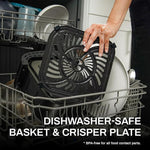 Load image into Gallery viewer, Air Fryer 6.8 Quarts, 10-in-1 Functions, Air Fry, Roast, Bake, Broil, Dehydrate, Large &amp; Compact Air Fryers, Nonstick &amp; Dishwasher-Safe Airfryer Basket, Stainless Steel Air Fryer, Easy to Use