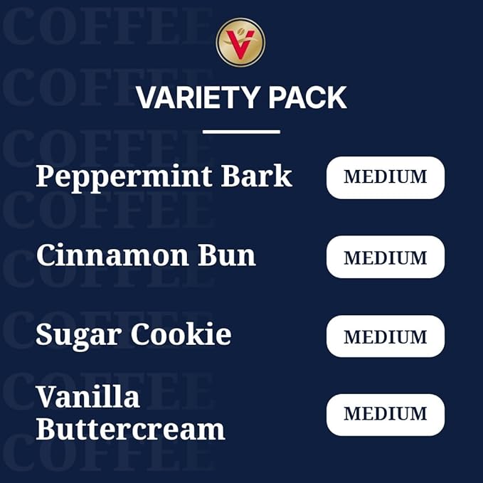 Victor Allen's Coffee Winter Wonderland Variety Pack, 96 Count, Single Serve Coffee Pods for Keurig K-Cup Brewers