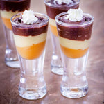 Load image into Gallery viewer, Restaurantware-1.5 Ounce Dessert Shot Glasses, 60 Fine-Blown Appetizer Shot Glasses - Hourglass Silhouette, Serve Shots Or Tasting, Clear Glass Mini Dessert Cups, Heavy Base, For Parties or Weddings