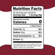 Fullchea - Cranberry Apple Tea, 45 Teabags - Cranberry Tea with Apple, Hibiscus, Rose & Licorice – Naturally Sweet & Tart - Non-GMO - Caffeine-Free - Wellness Support