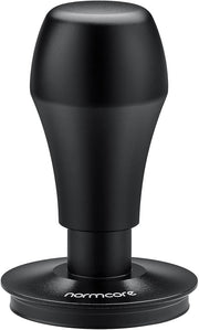 Normcore 58mm Espresso Coffee Tamper V4 - Titanium PVD Coating Ripple Base - Spring Loaded Tamper - 15lb / 25lb / 30lbs Replacement Springs - Anodized Aluminum Handle and Stand