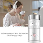 Load image into Gallery viewer, Huogary Electric Milk Frother and Steamer - 4 In 1 Automatic Milk Steamer, 300ml/10.1oz Hot&amp; Cold Foam Maker and Milk Warmer For Latte, Cappuccinos, Macchiato, White
