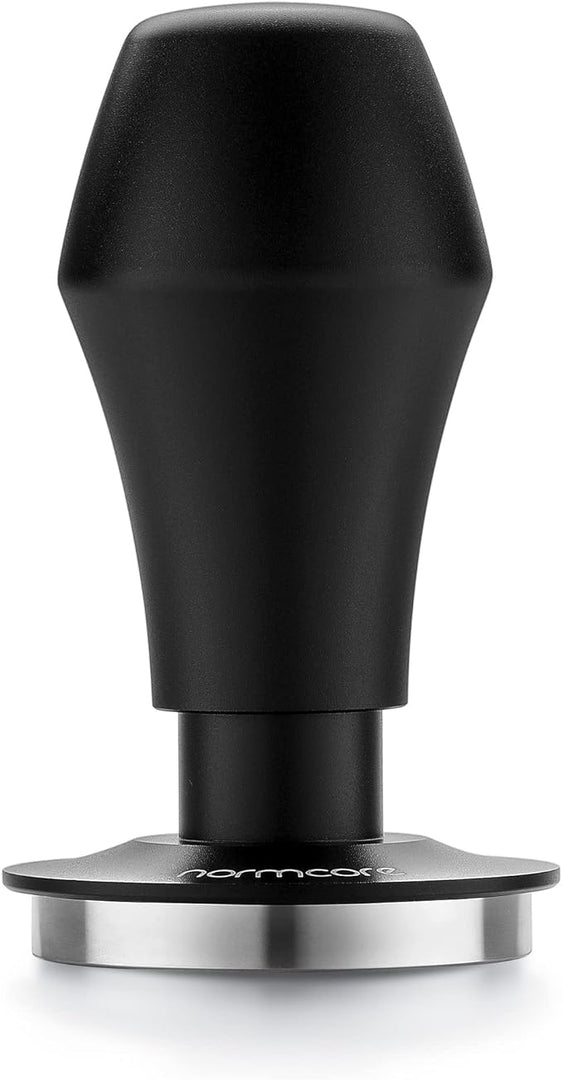 Normcore Coffee Tamper 51.5mm - Spring-loaded Tamper - Barista Tools - Barista Tools - Barista Coffee Tamper with Anodized Aluminum Tamper Stand Holder - Stainless Steel Flat Base