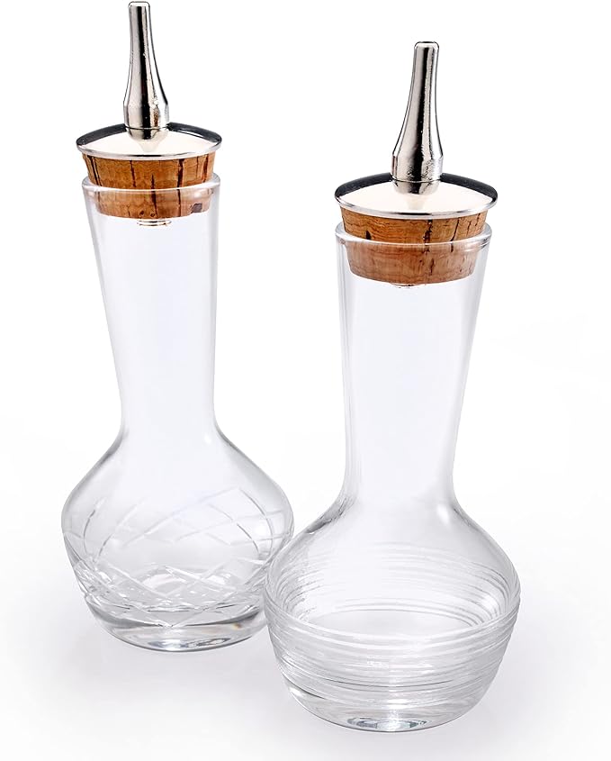 Barfly Bitters Bottle - M37189/M37191, Glass, 3 oz (90 ml), Set of 2