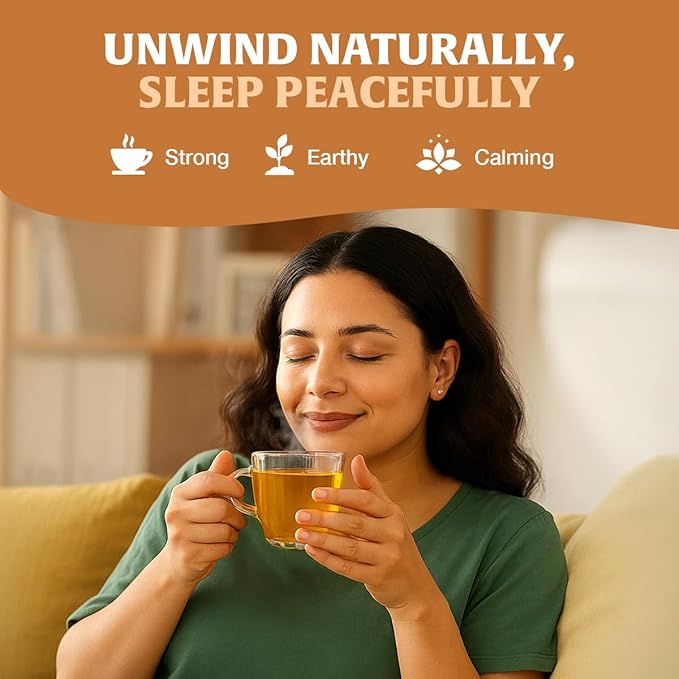 HANDPICK, Valerian Root Tea Bags (Valeriana) 50 Count | Non-GMO, Caffeine Free, Real Ingredients | Earthy/Woody Herbal Tea Bags | Round Eco-conscious Teabags