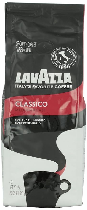Lavazza Classico, Medium Roast Coffee, Grnd 12 Oz