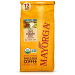 Load image into Gallery viewer, Mayorga Organic Coffee 12oz Cafe Cubano Roast - Dark Roast Whole Bean Coffee Specialty Grade, 100% Arabica, Slow Roasted, Bold and Smooth Flavor with Low Acidity - USDA Organic, Non-GMO, Kosher,