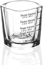 Load image into Gallery viewer, Espresso Shot Glass Liquid Heavy Sturdy Glass Shot Glasses Measuring cup Wine Glass 1 Pack 2oz/60ml By BCnmviku(Sturdy 1Pack)