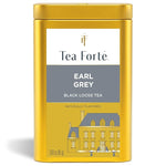 Load image into Gallery viewer, Tea Forte Earl Grey Premium Loose Leaf Caffeinated Black Tea Blend Canister, Makes 35-50 Cups
