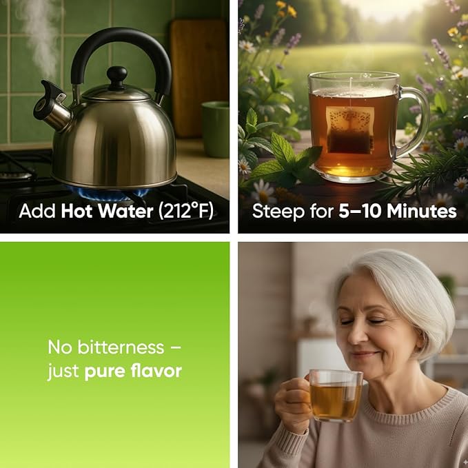 Yerba Mate Tea - Green Cut & Sifted - Unsmoked Energy Boost - 100 Tea Bags - Packed with Nutrients - Your Perfect Coffee Replacement