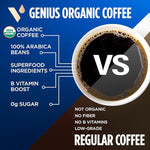 Load image into Gallery viewer, VitaCup Organic Genius Ground Keto Coffee, Increase Energy &amp; Focus w/MCT Oil, Turmeric, B Vitamins, D3, USDA Organic Ground Coffee Medium Dark Roast, 100% Arabica Beans, 6 bags, 10 oz each