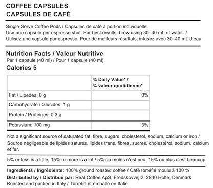 ‘Sumatra’ Organic Italian Espresso for Nespresso | 100 Organic Aluminum Capsules | Single-Origin Dark Roast | 100% Nespresso Compatible Pods | Fairtrade | Package May Vary
