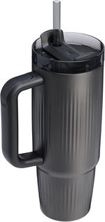 Load image into Gallery viewer, STANLEY Quencher H2.0 Tumbler with Handle and Straw 30 oz | Flowstate 3-Position Lid | Cup Holder Compatible for Travel | Insulated Stainless Steel Cup | BPA-Free | Fluted Black