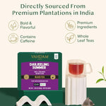 Load image into Gallery viewer, VAHDAM, Darjeeling Black Tea Bags (100 Count) High Caffeine, Non GMO, Gluten Free | Smooth &amp; Sweet Tea With Distinguished Fruity Notes | Full Bodied