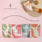 Load image into Gallery viewer, Organic Turmeric Ginger Tea - AIP diet, Whole 30, Paleo friendly, Golden Tonic Herbal Blend - Ayurvedic rooibos herbs, 100% Organic Gluten-Free