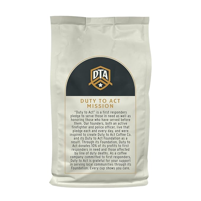 Duty to Act Dark Roast Ground Coffee, 2 lbs (Pack of 2)