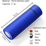 Load image into Gallery viewer, 5 oz Mini Thermos Cute Water Bottle - Insulated Stainless Steel Bottle - Keeps Cold for 12 hours, Hot for 6 hours - Blue