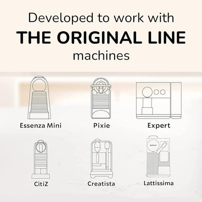 Mixed Variety Pack for Nespresso | 100 Test Winning Aluminum Capsules | 9 Distinctive Italian Flavors | 100% Nespresso Compatible Pods