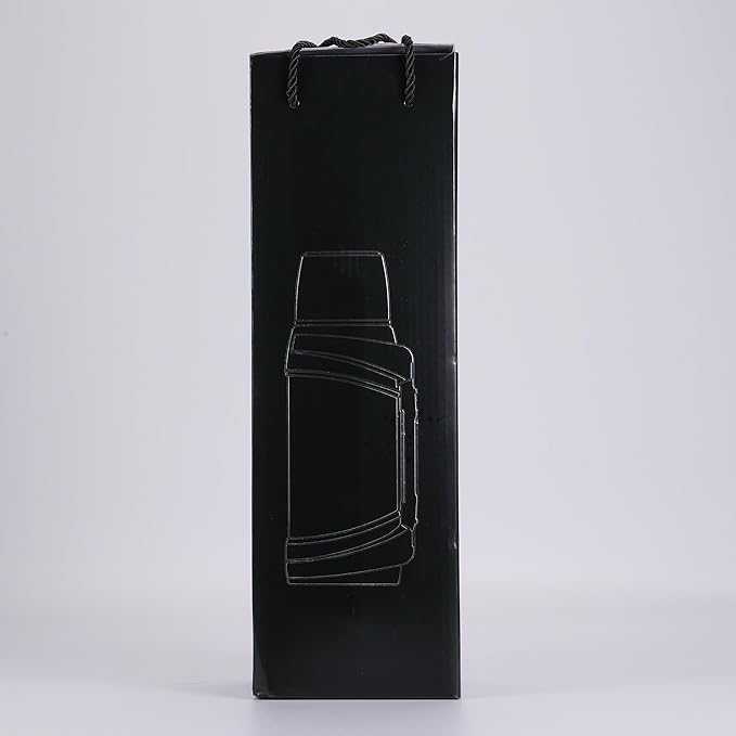 Large Thermosflask- 85oz Stainless Steel Insulated Bottle for Travel with BPA Free Cup - 2.5L Oversized Vacuum Insulated Thermoses with Handle and Strap for Hot & Cold Drinks(Black)