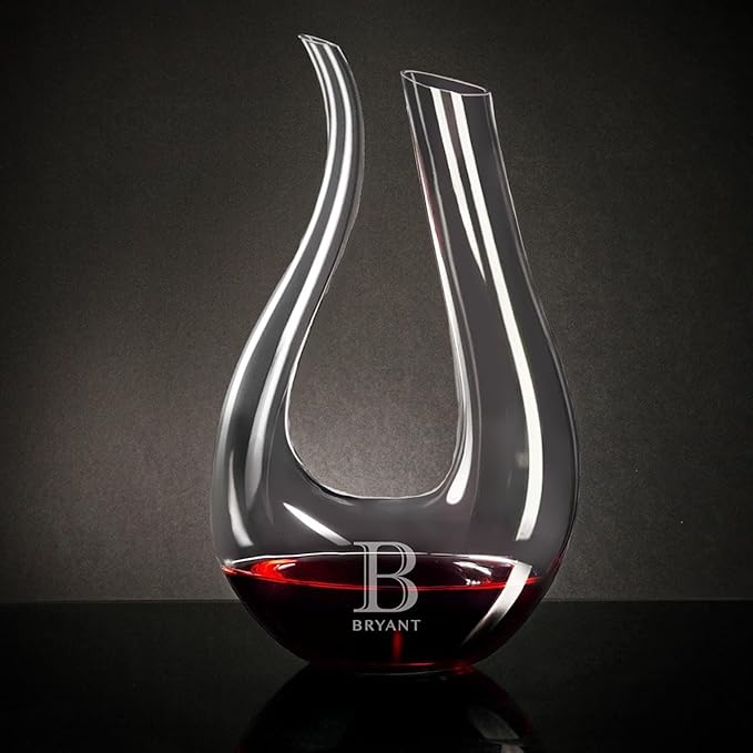 Dolcetto Custom Wine Decanter – Wine Aerator, Elegant Pour, Personalized Gift for Wine Lovers