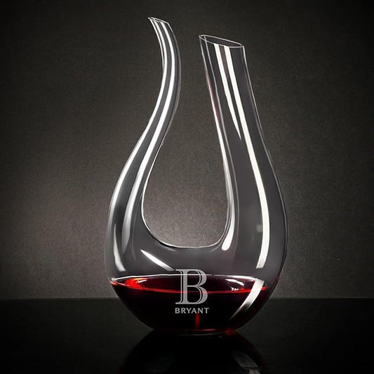 Dolcetto Custom Wine Decanter – Wine Aerator, Elegant Pour, Personalized Gift for Wine Lovers