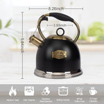 Load image into Gallery viewer, Tea Kettle -3.0 Quart Tea Kettles Stovetop Whistling Teapot Stainless Steel Tea Pots for Stove Top Whistle Tea Pot
