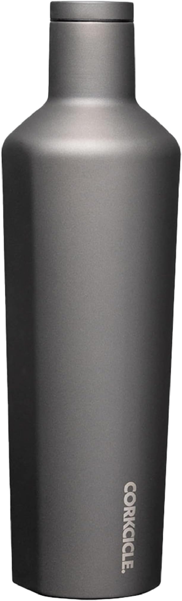 Corkcicle Classic Canteen Insulated Tumbler, Ceramic Slate, 25 oz – Reusable Water Bottle Keeps Beverages Cold for 25 Hours & Hot 12 Hours – Cupholder Friendly Tumbler with Screw-On Cap