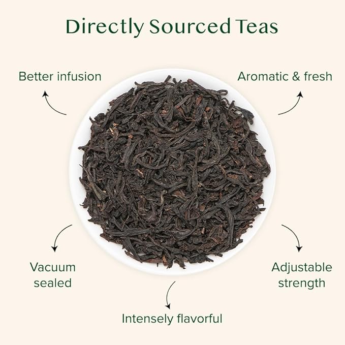 VAHDAM Nilgiri Breakfast Black Tea (150+ Cups/12oz) - Robust & Flavory Loose Leaf Tea | Single Origin, Vacuum Sealed Pack