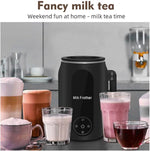 Load image into Gallery viewer, Milk Frother, 4 in 1 Electric Milk Steamer Warmer Foam Maker for Frothing and Heating Coffee, Latte, Macchiato, Cappuccino, Hot Chocolate (US Plug)
