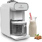 Load image into Gallery viewer, ChefWave Milkmade Non-Dairy Milk Maker – 6-in-1 Plant-Based Milk Machine for Almond, Oat, Soy, Cashew, Coconut &amp; Macadamia – No Soaking, Auto-Clean, Delay Start, Glass Pitcher – White