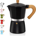 Load image into Gallery viewer, 6 Cup Aluminum Espresso Stovetop Moka Pot Express Coffee Maker Percolator Italian Classic Mocha Coffee Machine for Italian and Cuban Cafe Brewing for Home &amp; Camping 300ml 10oz