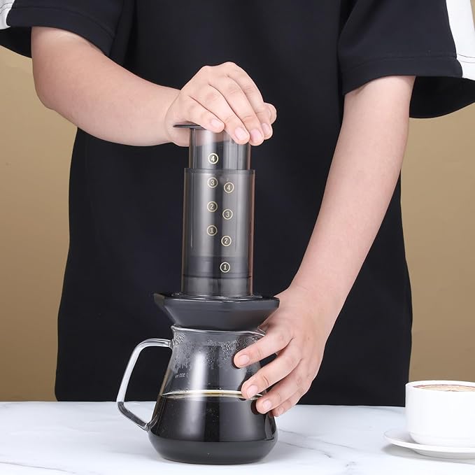 400Pcs Replacement Coffee Filter Paper, 2.5in Unbleached Natural Round Coffee Filter Coffee Accessories Compatible with Aeropress Coffee Makers