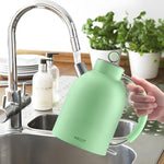 Load image into Gallery viewer, Electric Kettle ASCOT, Tea Kettle Hot Water Kettle Stainless Steel Kettle 1.5L 1500W Retro Tea Heater &amp; Boiling Water, Auto Shut-Off and Boil-Dry Protection (Matte Green)