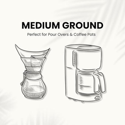 Canopy Point Coffee Honduras Dark Roast | Medium Ground Coffee for Pour Over, Coffee Pot, Siphon, Chemex, Refillable K-Cup | Arabica specialty small batch roasted to order with strong chocolate notes & aroma