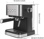 Load image into Gallery viewer, 1.5L 1050W Semi Automatic Compact Coffee Machine with Milk Frothing System,20Bar High Pressure,Semi Automatic Vintage Espresso Machine,for Espresso Latte Cappuccino