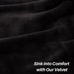 Load image into Gallery viewer, Dining Chairs Set of 2, Modern Velvet Kitchen Chairs, Fully Upholstered Side Chairs for Kitchen/Dining Room/Living Room/Restaurant, Black