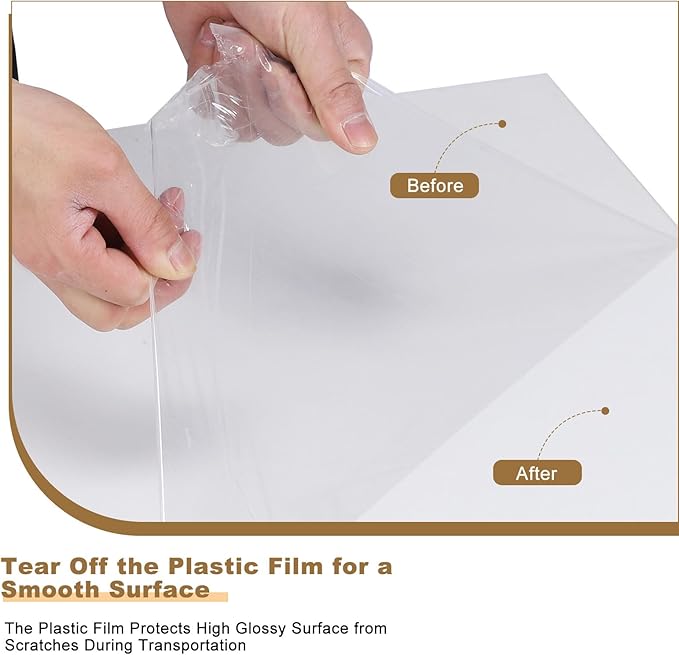 Black LED Coffee Table for Living Room, Living Room Table 2-Tier Square Middle Center Table, Modern Coffee Tables with Storage, Contemporary Wood Tea Tables for Dining Reception