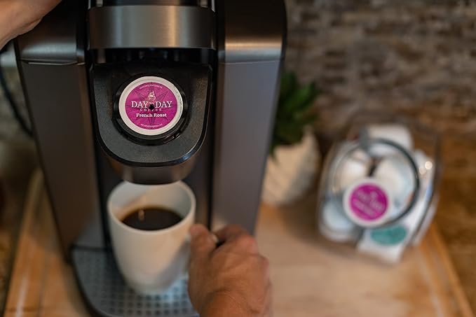 Day To Day 120-Count French Roast Dark Roast Single Serve Coffee Pods for K-Cup Keurig Brewers