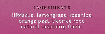 Stash Tea Wild Raspberry Hibiscus Herbal Tea, Box of 100 Tea Bags (Packaging May Vary)