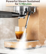 Load image into Gallery viewer, Maestri House 20 Bar ULKA Pump Espresso Machine, Compact Espresso Maker Built-in Flow Meter Steam Milk Frother, Stainless Steel Coffee Machine for Cappuccino, Latte, Rose Golden