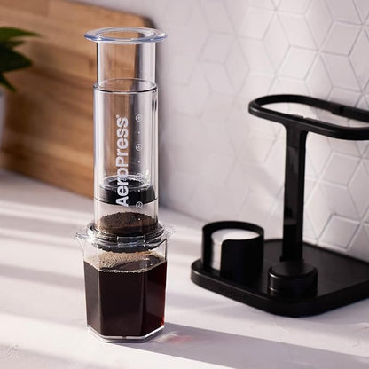 AeroPress Organizer Stand, Durable Coffee Bar Station and Compact Storage Solution Fits Every AeroPress Manual Coffee Maker (Except Premium and Go)
